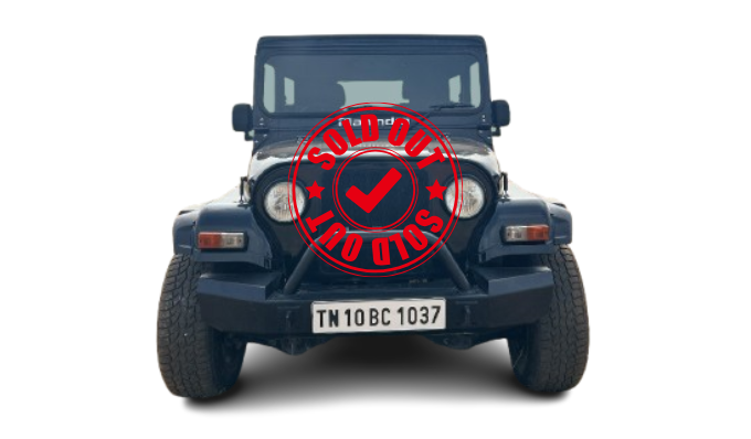 MAHINDRA THAR CRDE 4×4 - 2018 - Sold - TN10