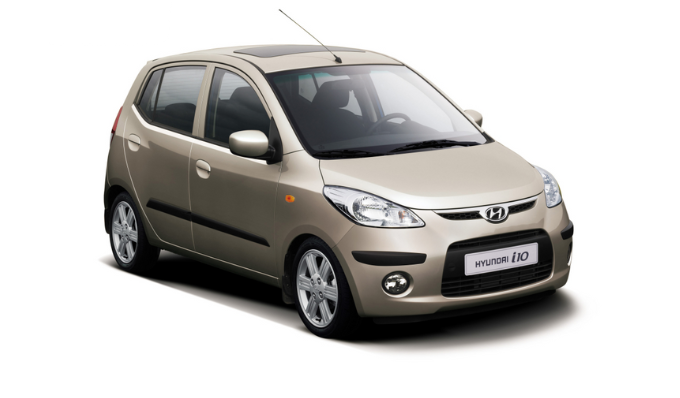 HYUNDAI I10 MAGNA - 2010 - Gold